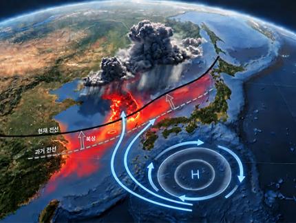 늦여름 200km 더 올라온 비구름… 한반도 ‘폭우·폭염’ 동시 발생 위험 경고 관련 공식 자료 이미지