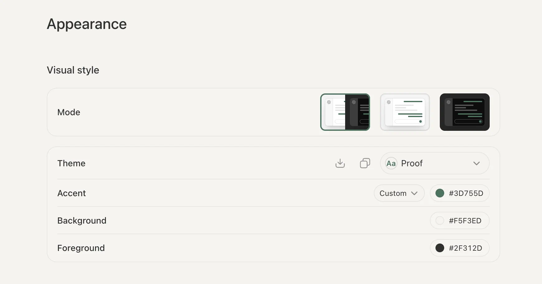 Reminder you can customize the appearance of chatgpt on web and make it soothing chatgpt.com/settings/appea… 관련 공식 자료 이미지